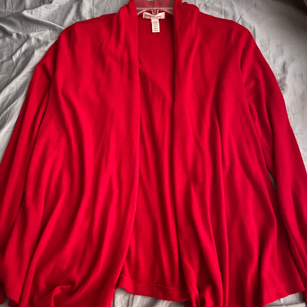 New Red Cardigan